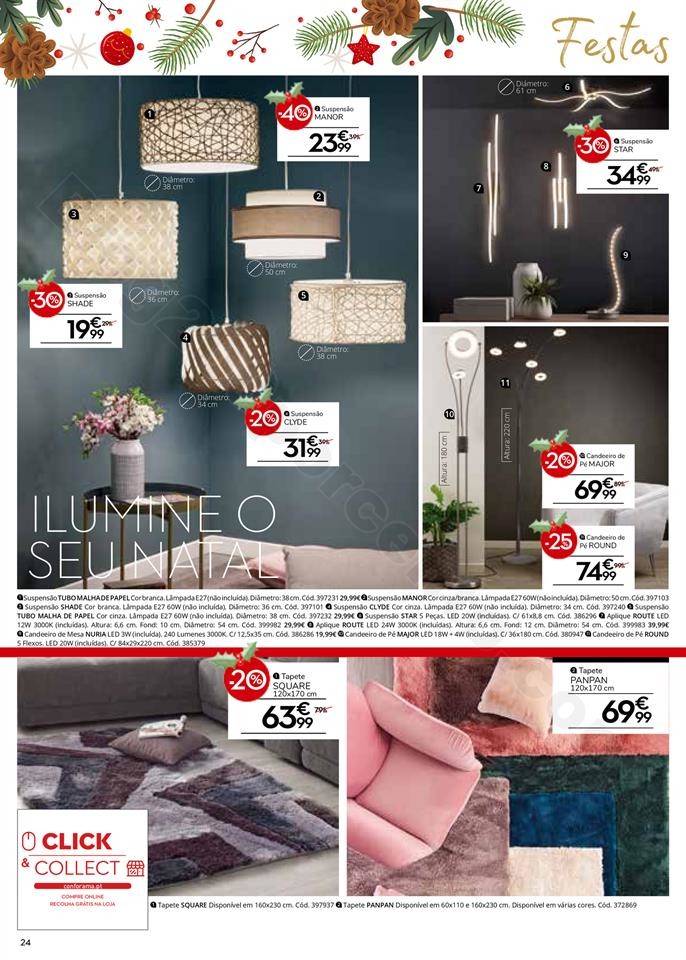 Antevisão Folheto CONFORAMA Natal Promoções de 