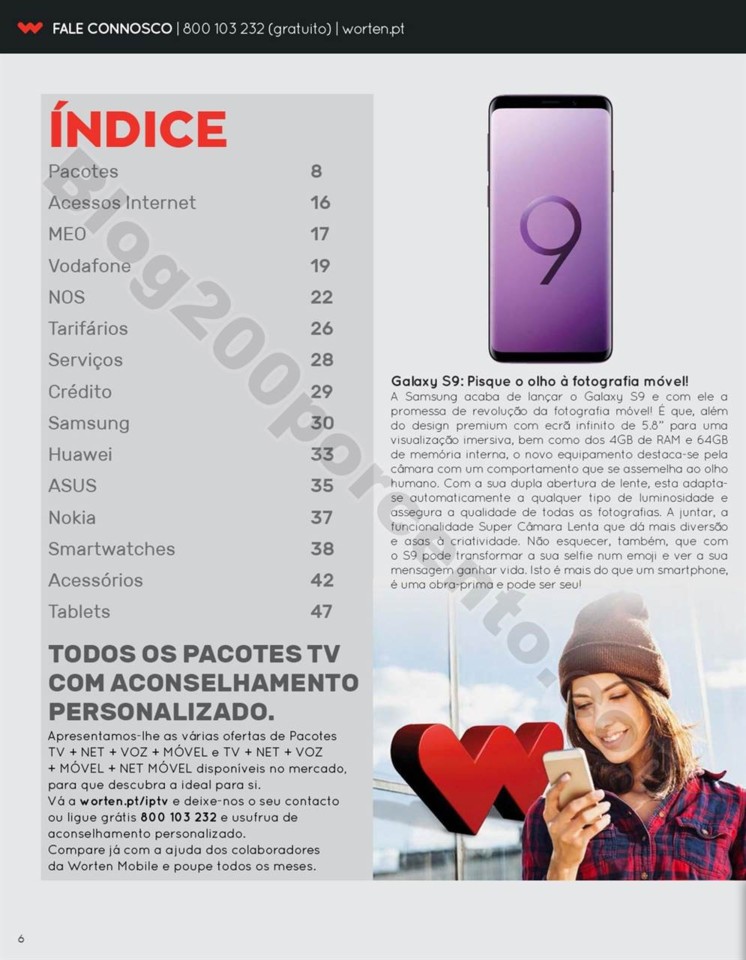 Antevisão Folheto WORTEN Mobile promoções de 15