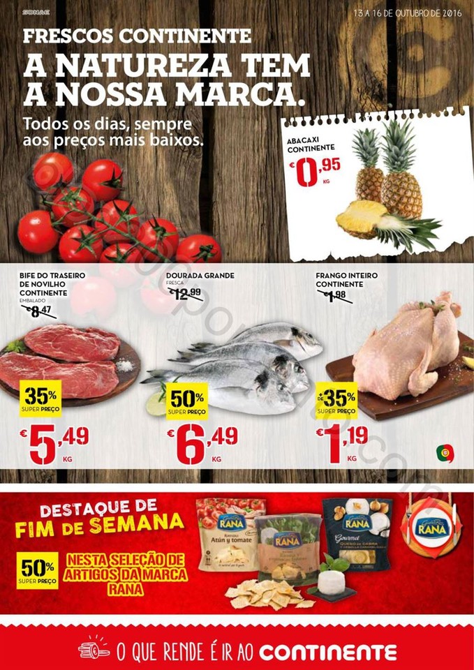 Antevisão Folheto CONTINENTE Fim de semana de 13 