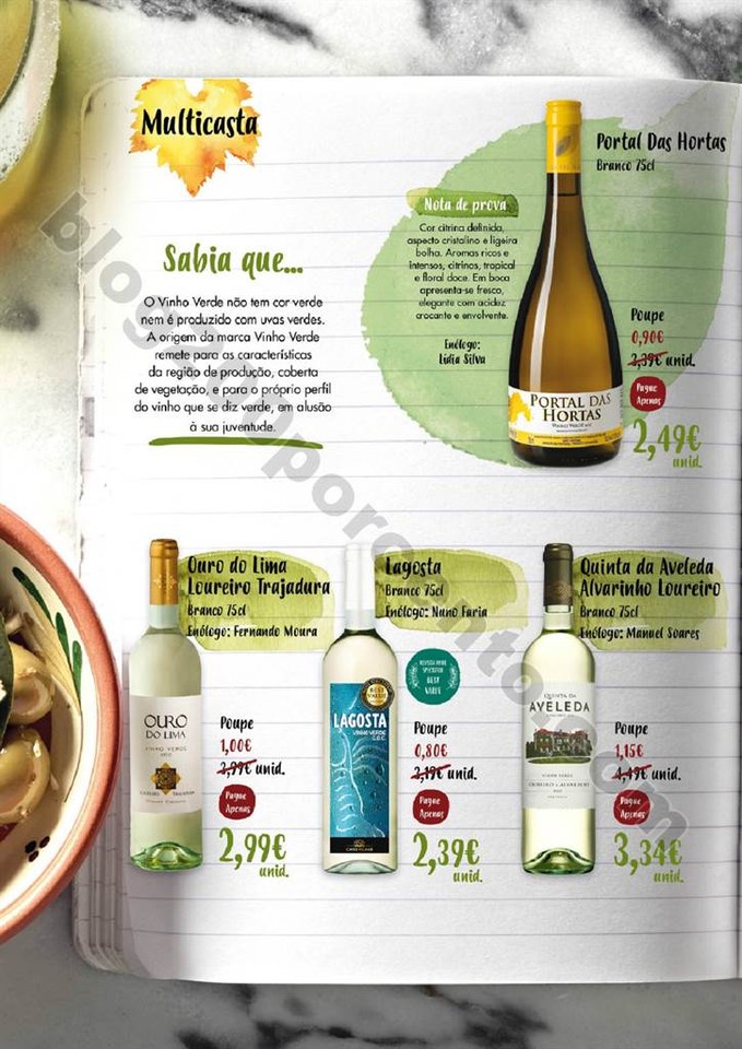 Antevisão Folheto PINGO DOCE Vinhos Verdes promo