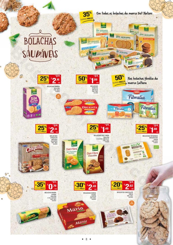 Antevisão Folheto CONTINENTE Biscoitos e Bolachas