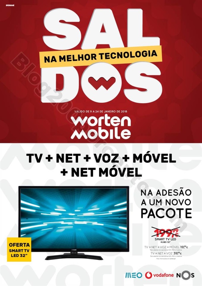 Antevisão Folheto WORTEN Mobile Saldos Promoçõe