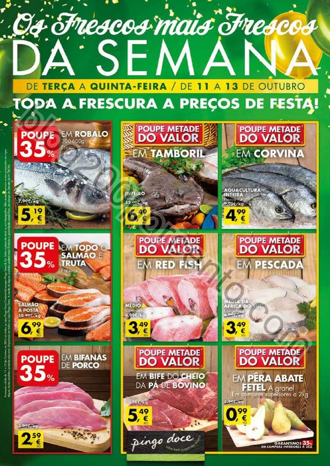 Antevisão Folheto PINGO DOCE Frescos promoções 