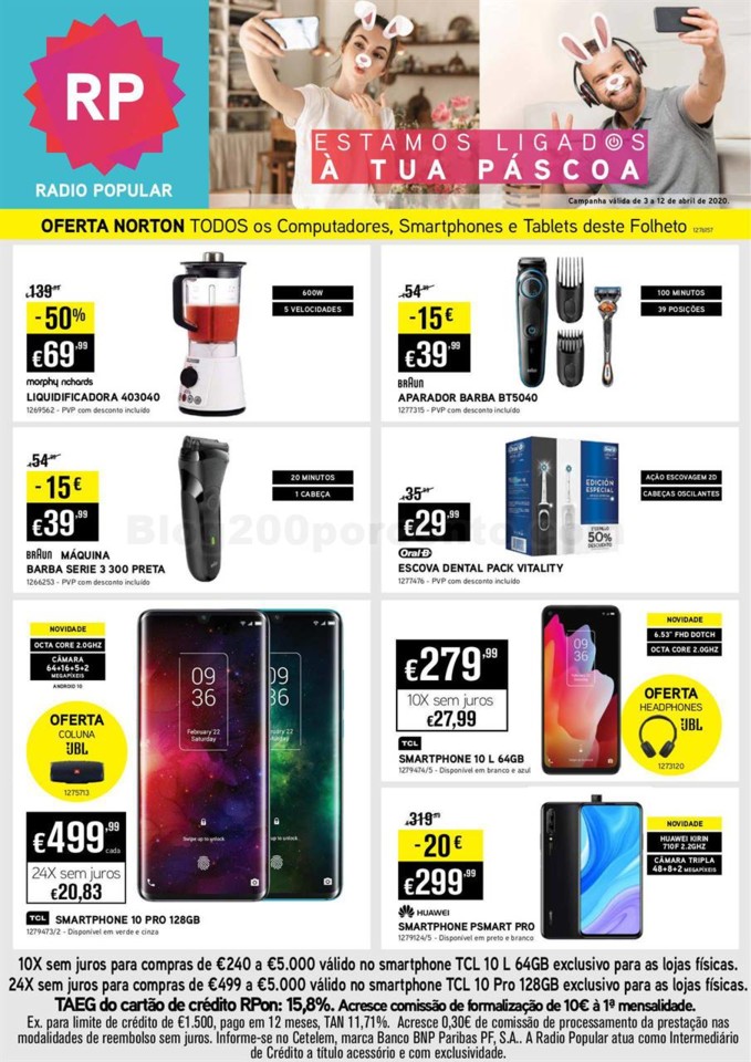 Antevisão Folheto RADIO POPULAR Promoções de 3 