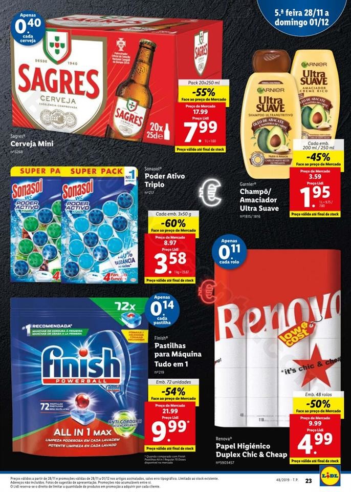 Antevisão Folheto LIDL Promoções a partir de 25