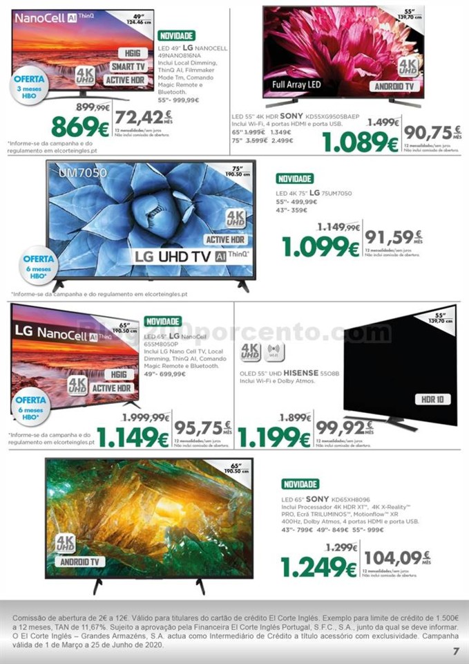 Antevisão Folheto EL CORTE INGLÉS Tecnologia Pro