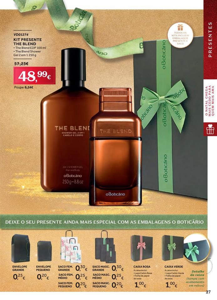 Antevisão Folheto BOTICÁRIO Natal promoções de