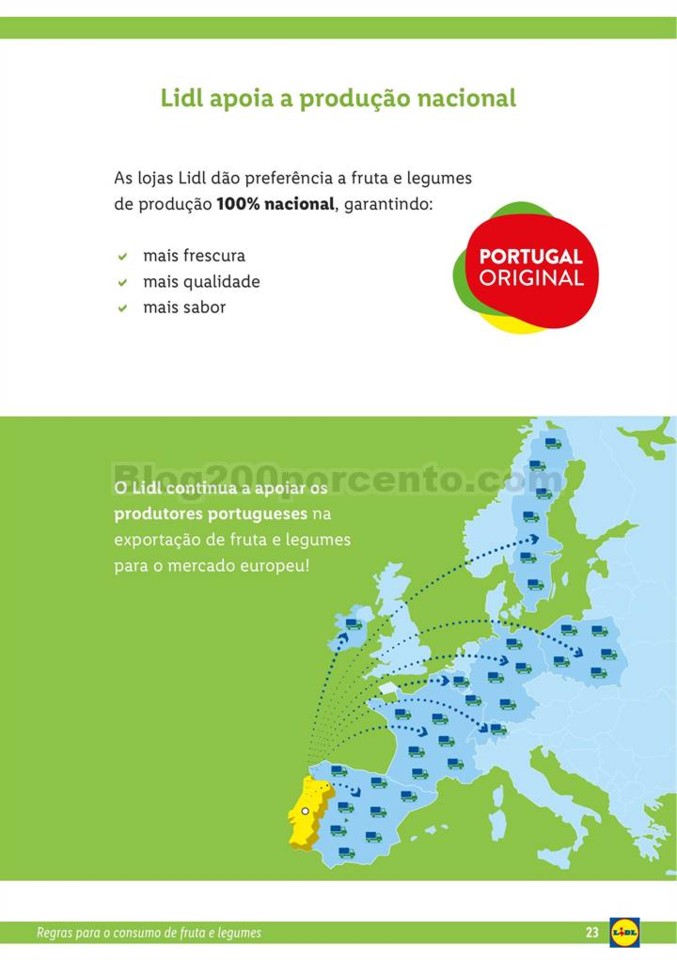 Folheto LIDL Guia de consumo frutas e legumes p23.