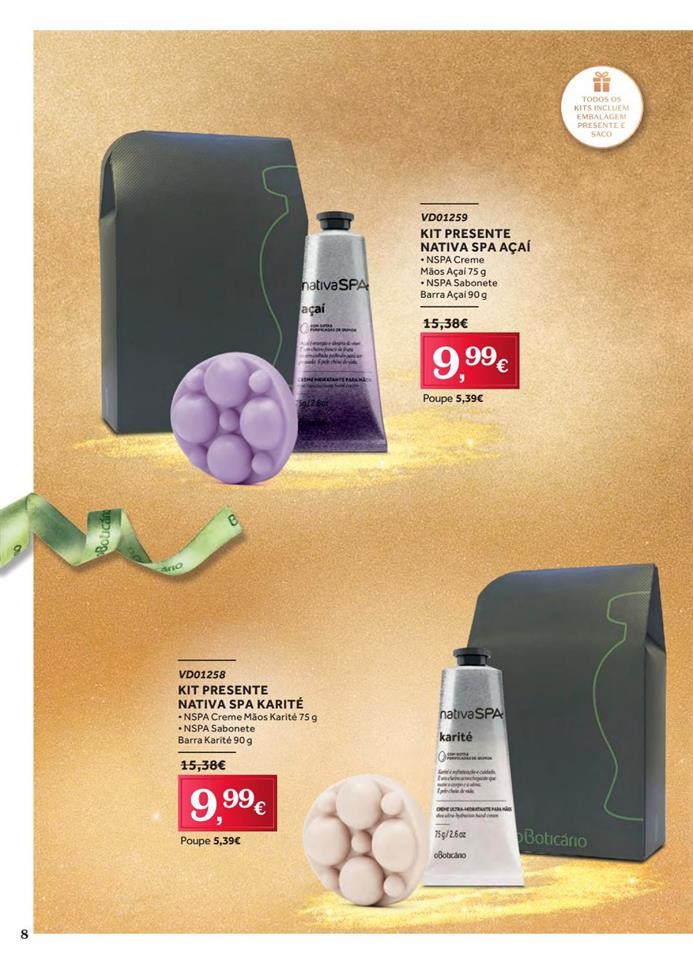 Antevisão Folheto BOTICÁRIO Natal promoções de