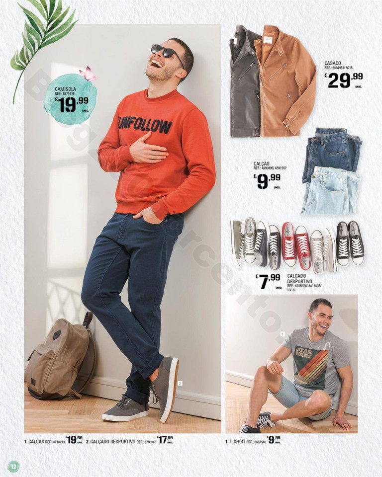 Antevisão Folheto CONTINENTE Moda Primavera promo