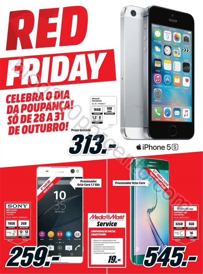 Novo Folheto Red Friday MEDIA MARKT promoções de