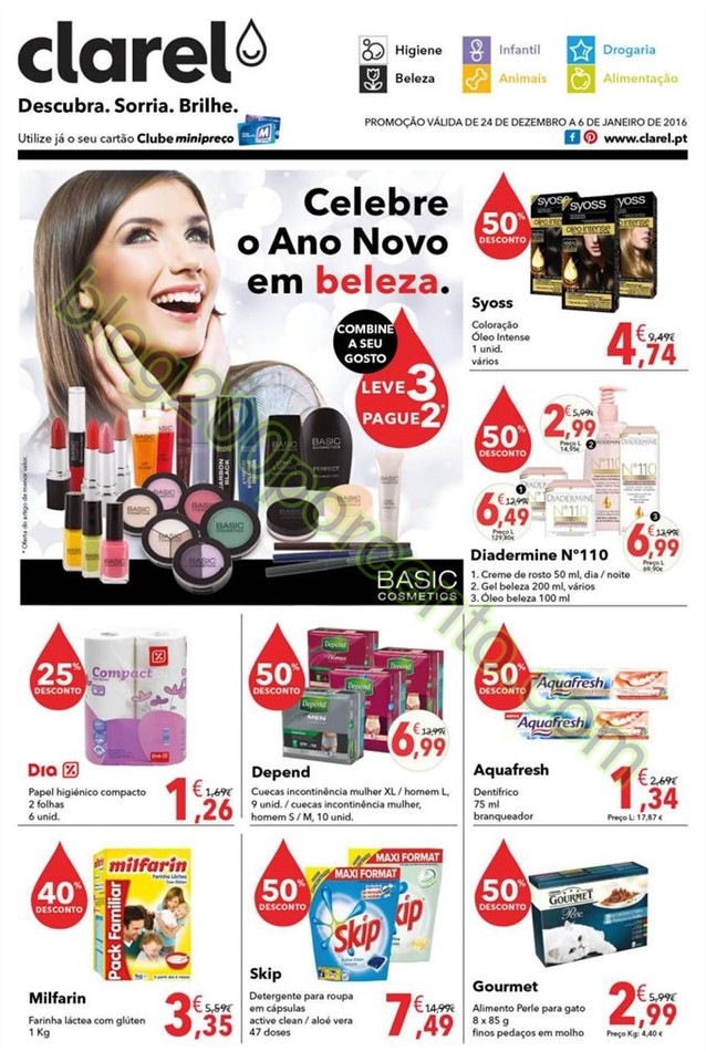 Antevisão Folheto CLAREL Final Ano de 24 dezembro