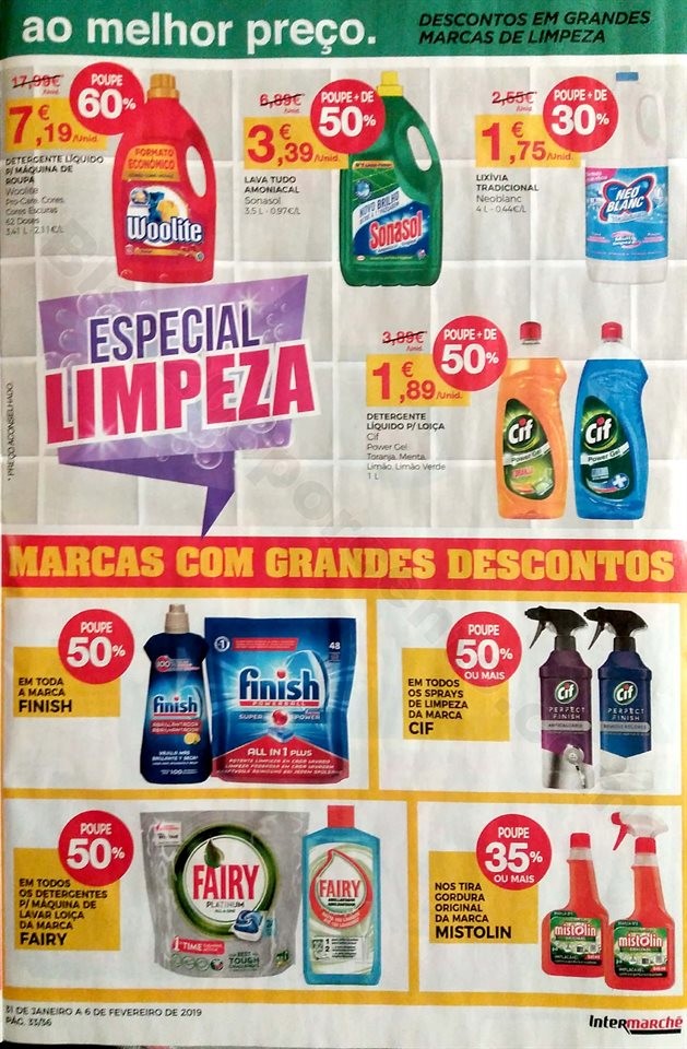 antevisao folheto Intermarche 31 janeiro a 6 fever