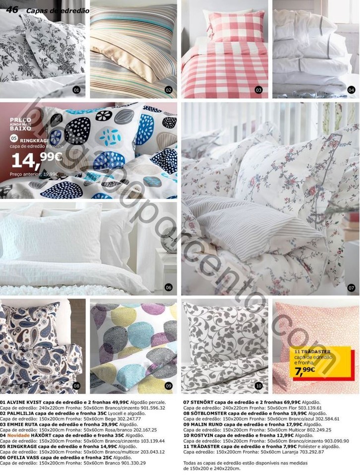 Novo Catálogo IKEA Quartos promoções até 31 ju