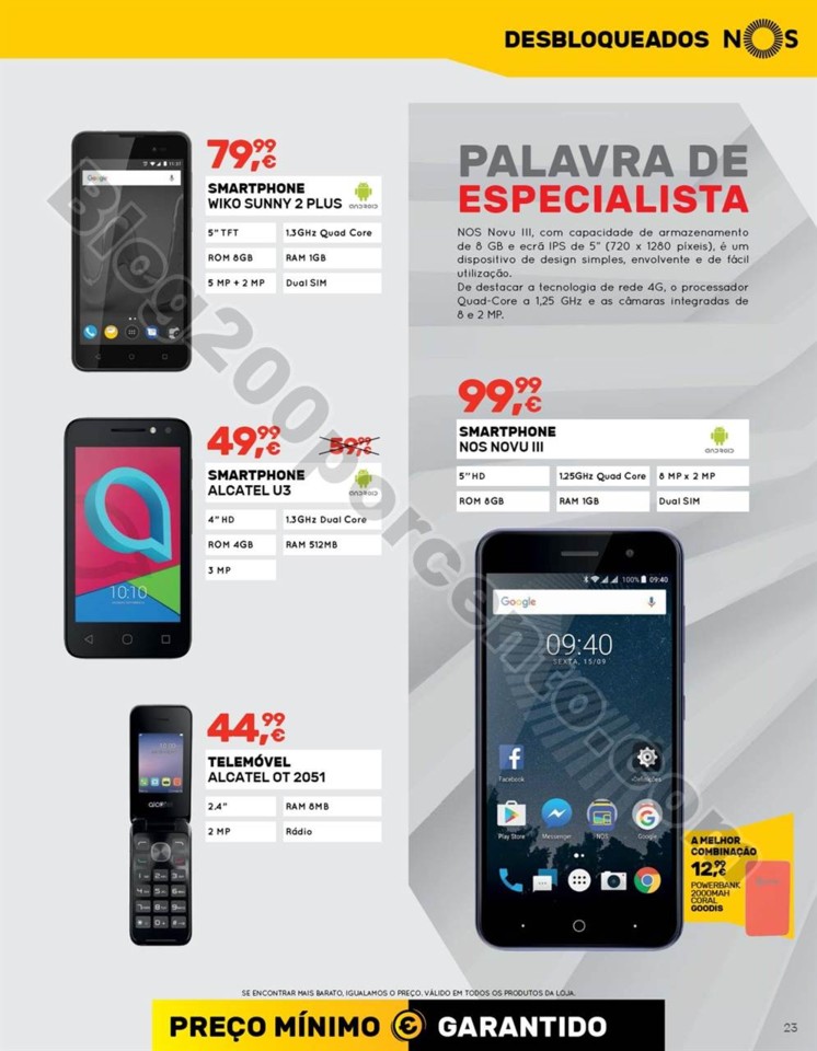 Antevisão Folheto WORTEN Mobile mundial promoçõ