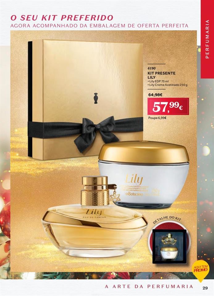 Antevisão Folheto BOTICÁRIO Natal promoções de