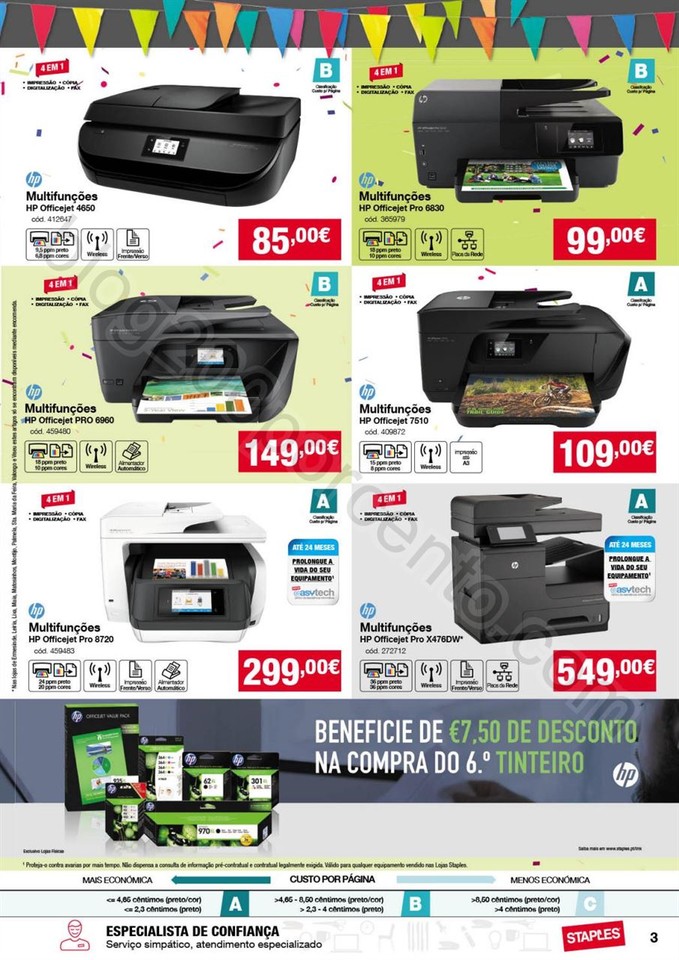 Antevisão Folheto STAPLES Promoções de 13 a 25 