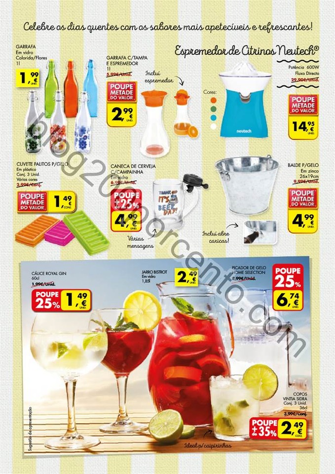 Antevisão Folheto PINGO DOCE Bazar - verão promo