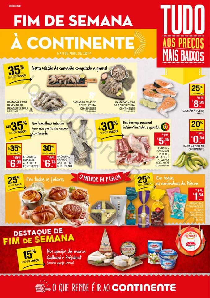 Antevisão Folheto CONTINENTE Fim de semana de 6 a