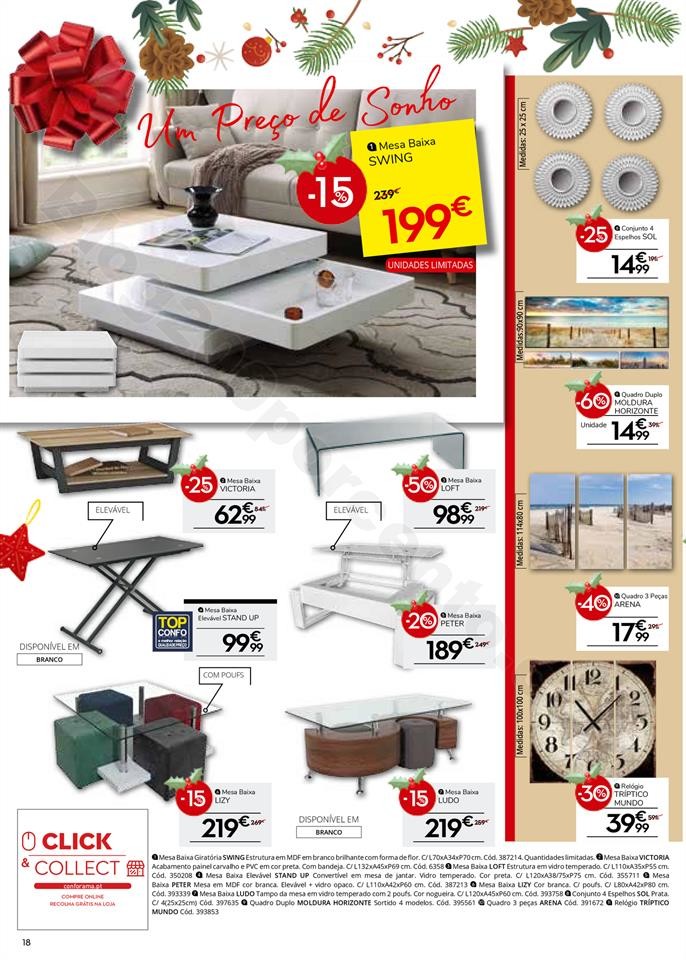 Antevisão Folheto CONFORAMA Natal Promoções de 