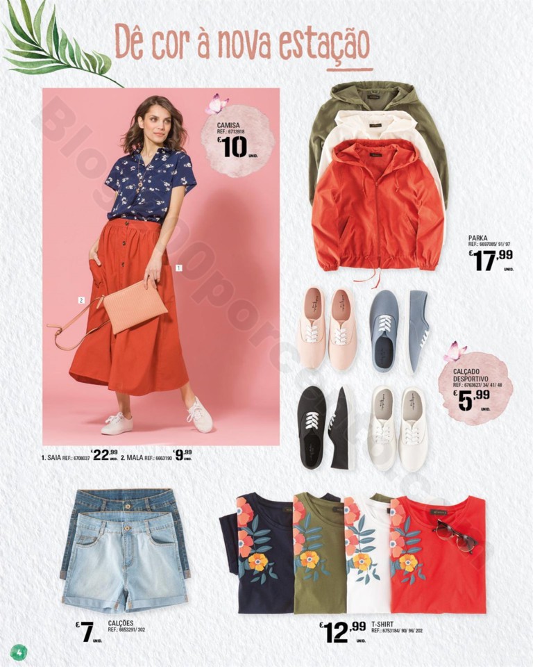 Antevisão Folheto CONTINENTE Moda Primavera promo