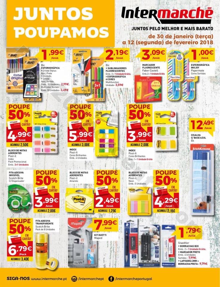 Antevisão Folheto INTERMARCHÉ Escritório promo