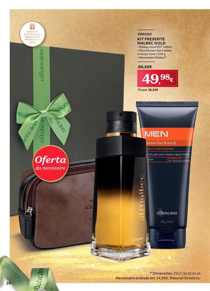 Antevisão Folheto BOTICÁRIO Natal promoções de