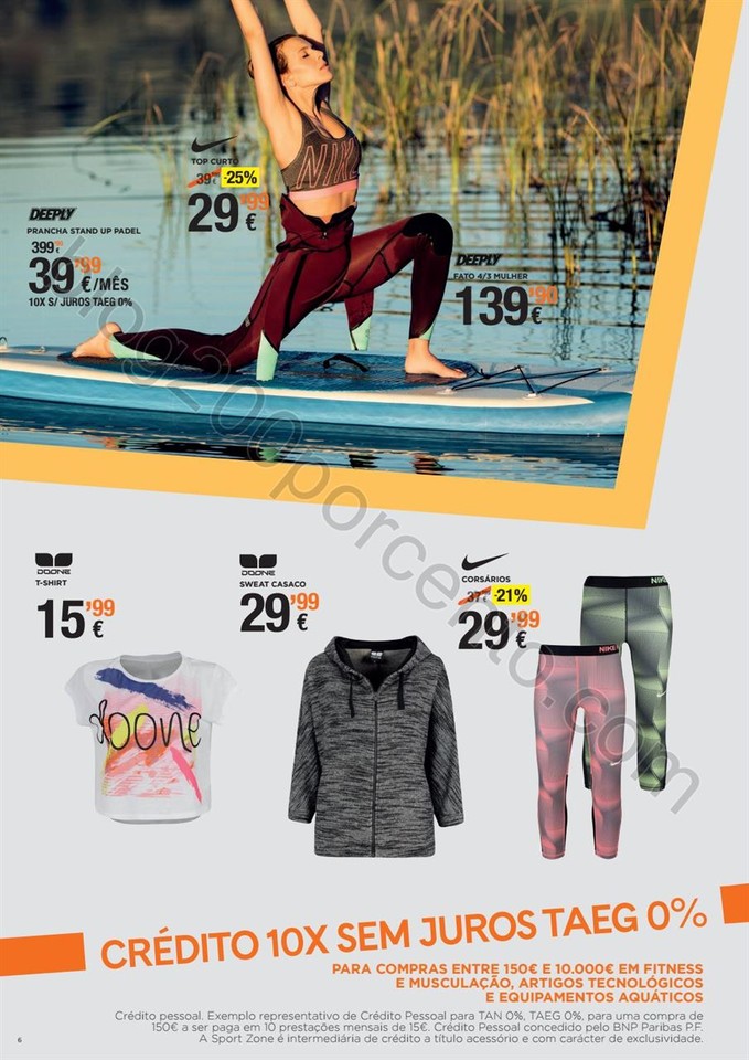 Antevisão Folheto SPORT ZONE Fitness de 30 março