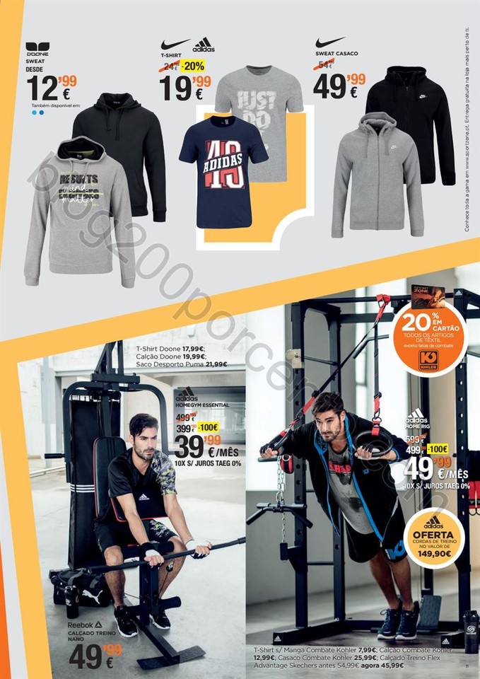 Antevisão Folheto SPORT ZONE Fitness de 30 março