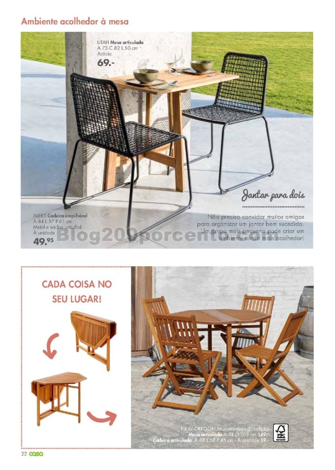 antevisão folheto CASA Jardim Promoções de 30 m