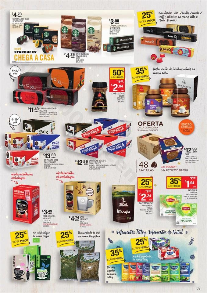 Continente Folheto Feliz Natal 19 novembro a 24 de