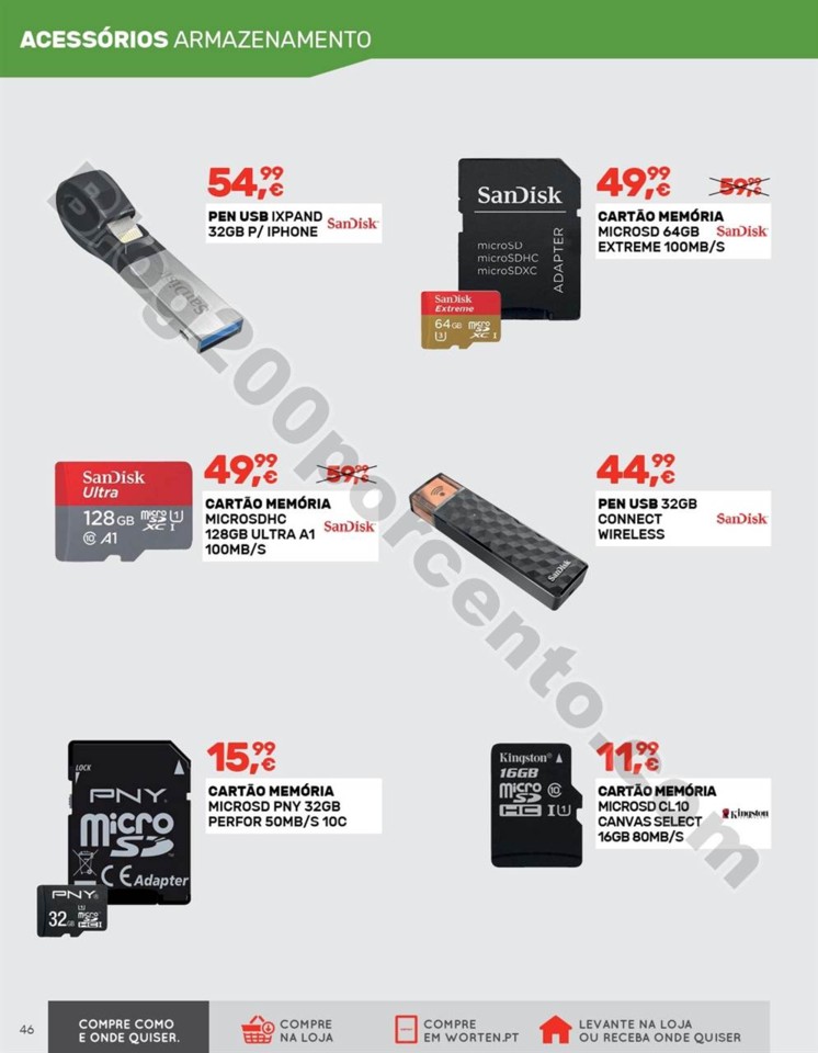 Antevisão Folheto WORTEN Mobile mundial promoçõ