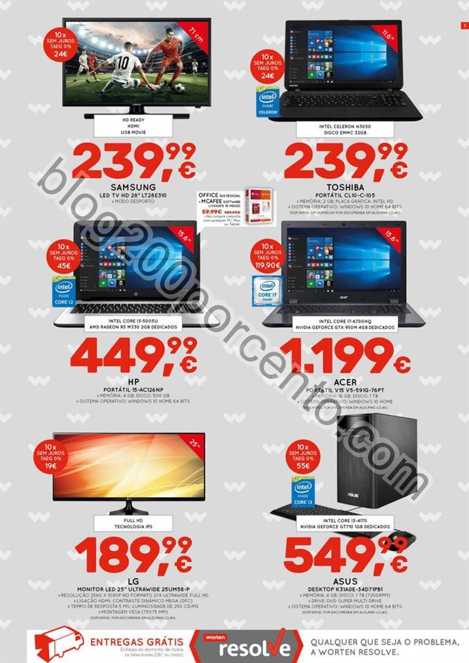 Antevisão Folheto WORTEN Promoções de 26 maio a