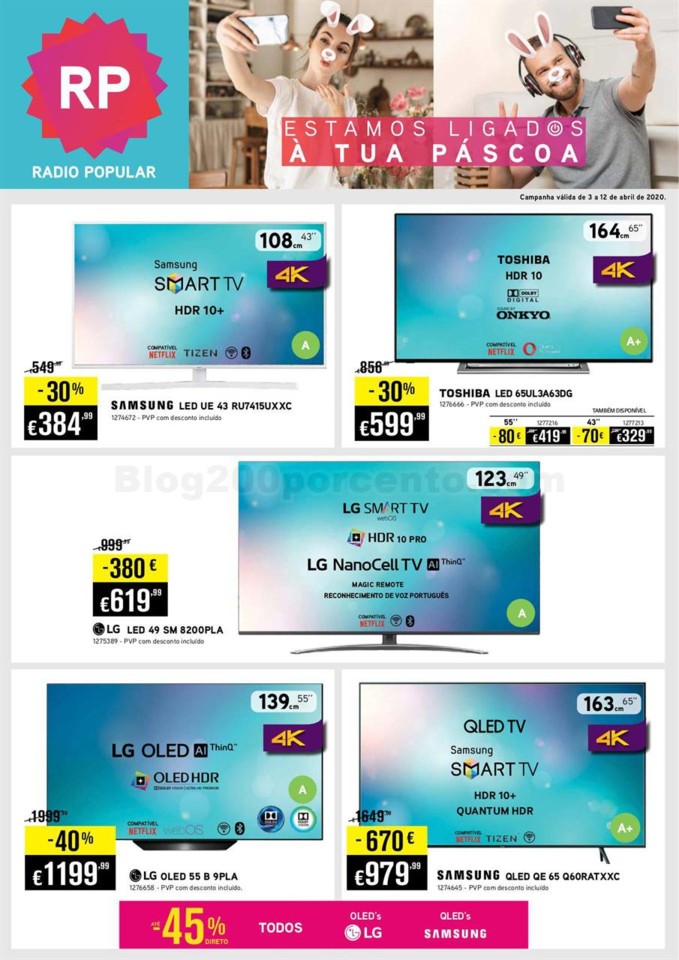 Antevisão Folheto RADIO POPULAR Promoções de 3 