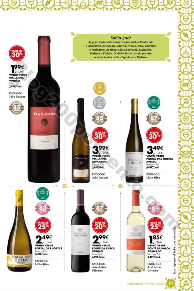 Antevisão Folheto PINGO DOCE Vinhos Verdes Promo
