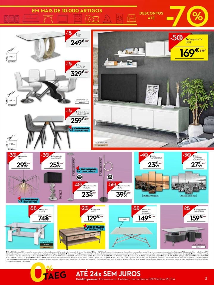 Antevisão Folheto CONFORAMA Promoções de 10 a 3