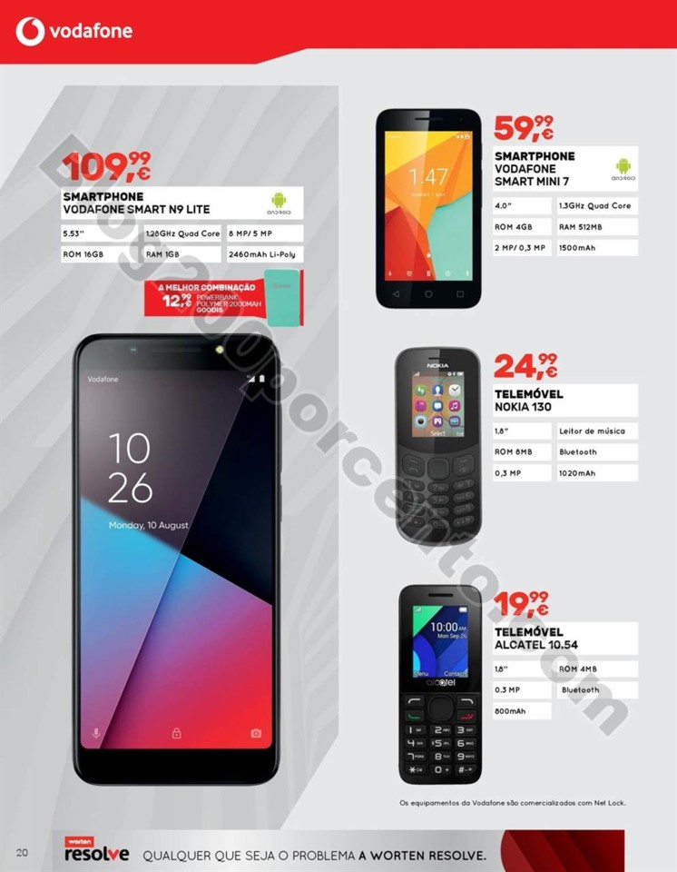 Antevisão Folheto WORTEN mobile promoções de 4 