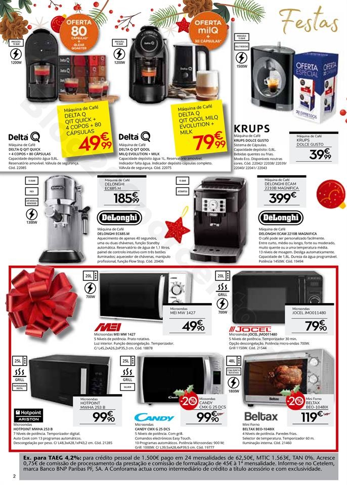 Antevisão Folheto CONFORAMA Natal Promoções de 