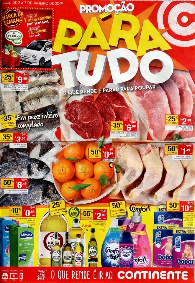 antevisao folheto continente promocoes de 2 a 7 ja