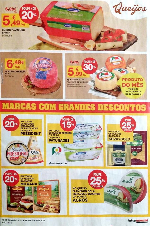 antevisao folheto Intermarche 31 janeiro a 6 fever