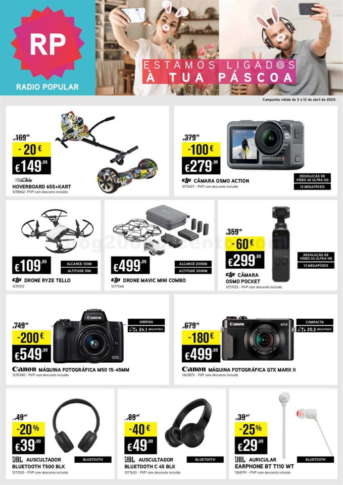 Antevisão Folheto RADIO POPULAR Promoções de 3 