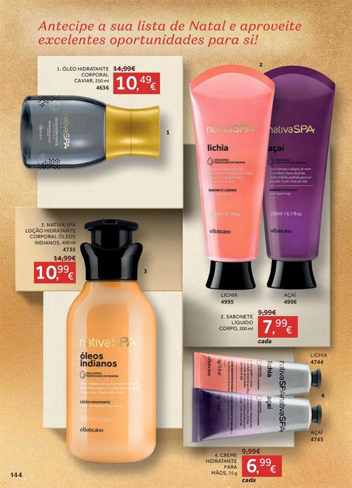 Antevisão Folheto BOTICÁRIO Natal promoções de