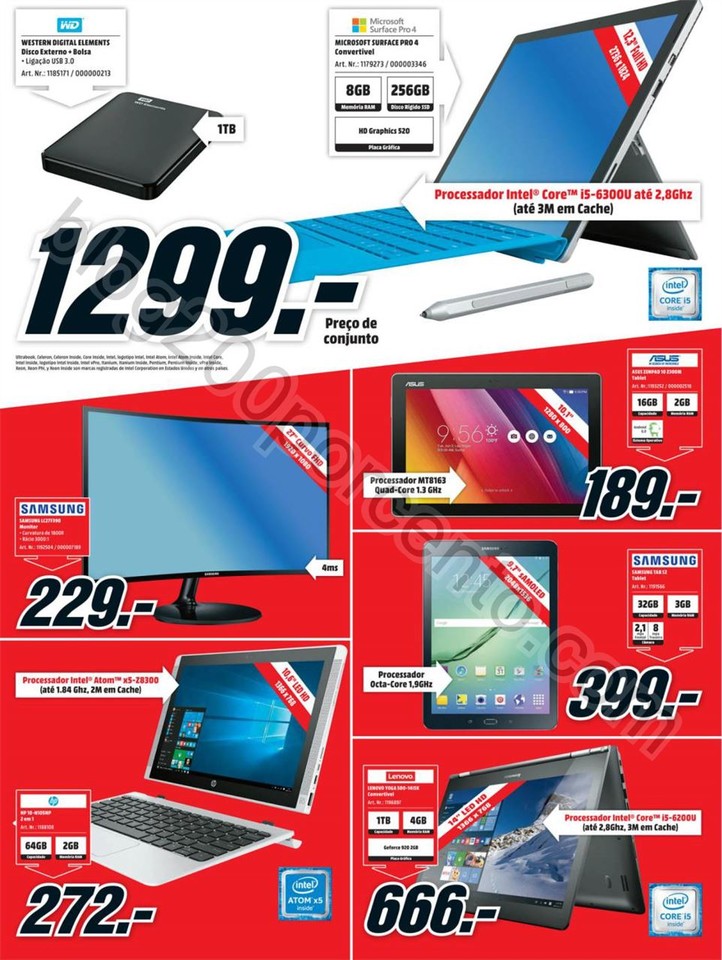 Novo Folheto Red Friday MEDIA MARKT promoções de