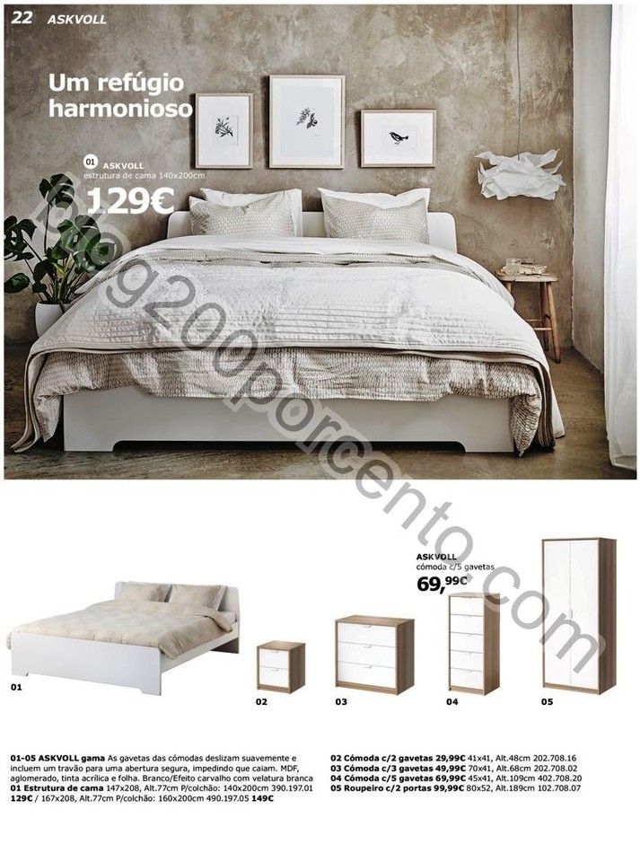 Novo Catálogo IKEA Quartos promoções até 31 ju