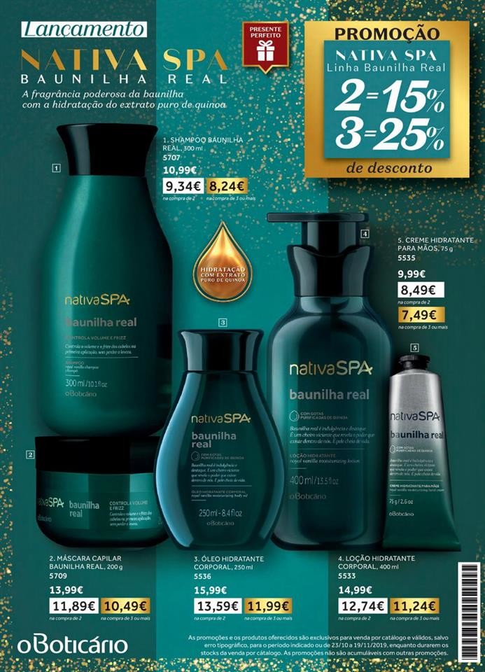 Antevisão Folheto BOTICÁRIO Natal promoções de