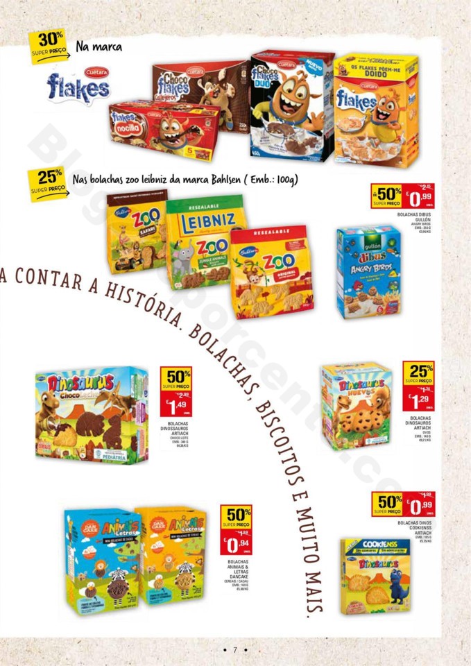 Antevisão Folheto CONTINENTE Biscoitos e Bolachas