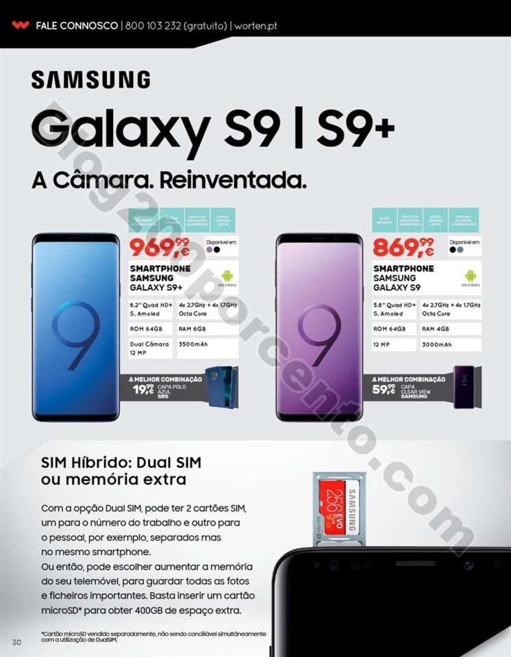 Novo Folheto WORTEN Mobile Promoções até 1 agos