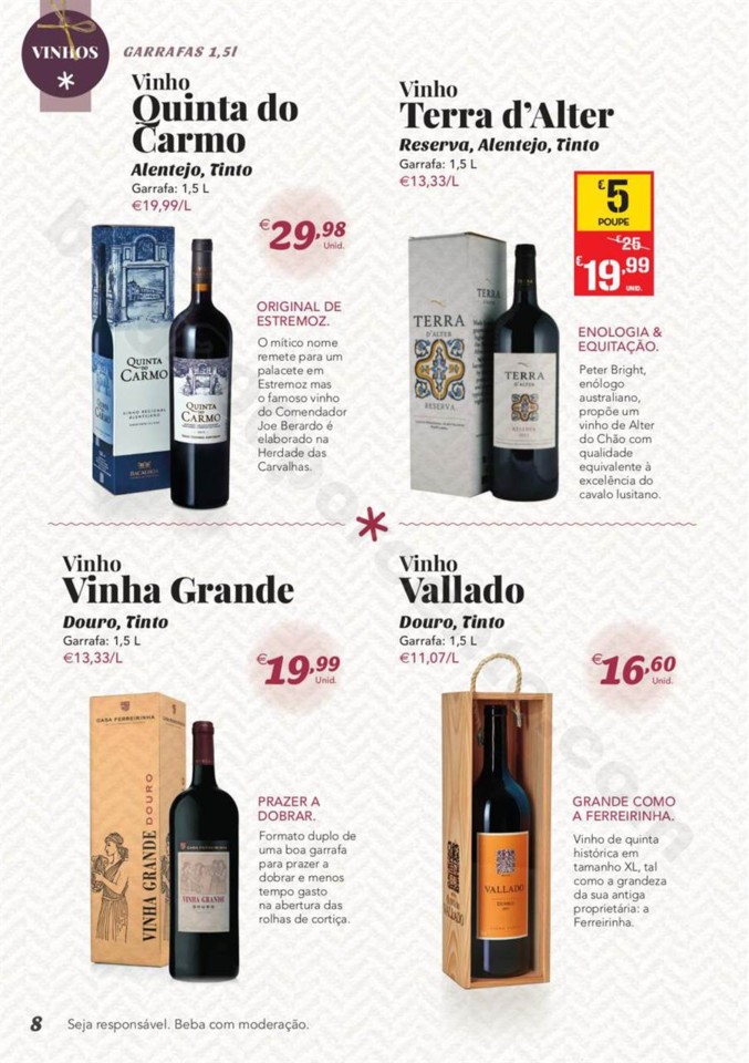 Antevisão Folheto CONTINENTE Bebidas Natal promo