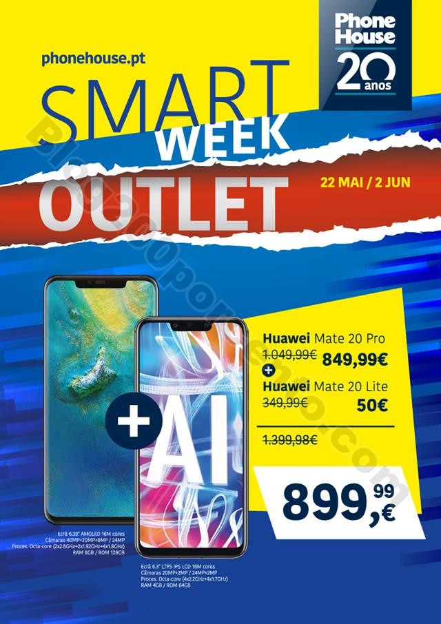 Phone House - Folheto Smart Week Outlet 22-5 a 2-6
