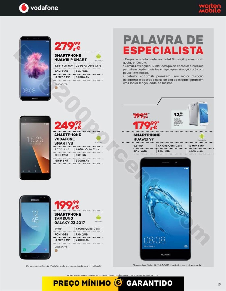 Antevisão Folheto WORTEN Mobile promoções de 15